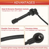 Honda Civic 4 Pcs Spark Plug Wire Ignition Coil Cable (1992-1999)