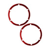 Nissan 350Z Red Carbon Fiber Rear Audio Speaker Ring Covers (2003-2009)