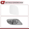 Volvo XC60 (2009-2013) White Front Left Bumper Trim Nozzle Cover