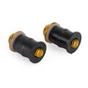 Motorcycle Scooter Quad 10 x Fairing Bolts Rubber Plugs Gold M5