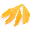 Universal Cars 4pcs Front Bumper Canards Splitter Fins Spoiler