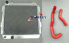 Toyota Hilux LN60 LN61 LN65 1984-1991 Aluminum Radiator & Hose