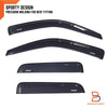 Holden Colorado RC Dual Cab Door Visors Weathershields (2008-2012)