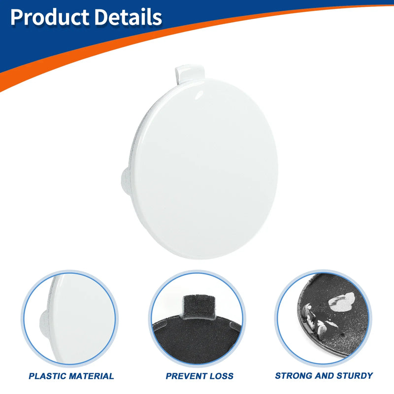 BMW 1 Series F20 Pure White Front Car Bumper Tow Hook Cover