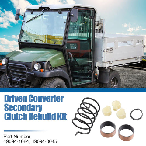 Kawasaki Mule KAF620 Driven Converter Secondary Clutch Rebuild