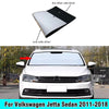 Volkswagen Jetta Sedan Front Windows Privacy Sunshade Cover (2011–2018)