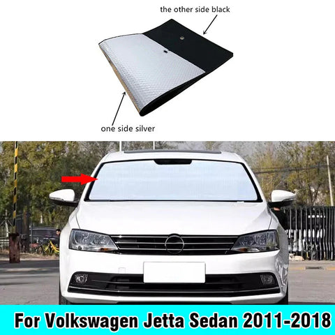 Volkswagen Jetta Sedan Front Windows Privacy Sunshade Cover (2011–2018)