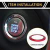 Ford F-150 (2016-2021) Red Engine Start Stop Button Cover Ring