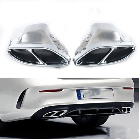 Mercedes-Benz W205 C-Class Rear Exhaust Muffler Pipe (2015-2018)