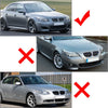 BMW 5 Series E60 E61 M5 Front Bumper Spoiler Lip Splitter (2005-2010)
