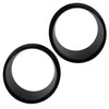 Jeep Wrangler JK JKU Black Headlight Ring Cover Trim Bezels (2007-2018)