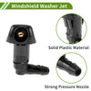 Honda (2006-2011) Black Windshield Washer Nozzle & Hose Connector