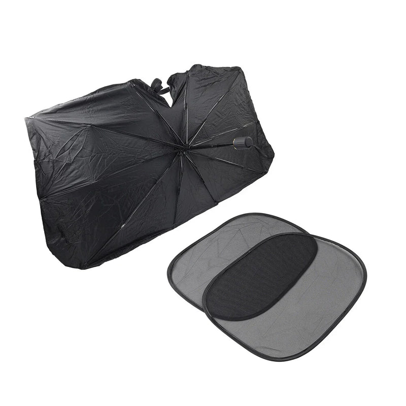 3 x Windshield Sun Shade Umbrella Front Window Cover Small Sizes