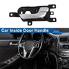 Hyundai Santa Fe (2013-2018) Black Silver Tone Interior Door Handle