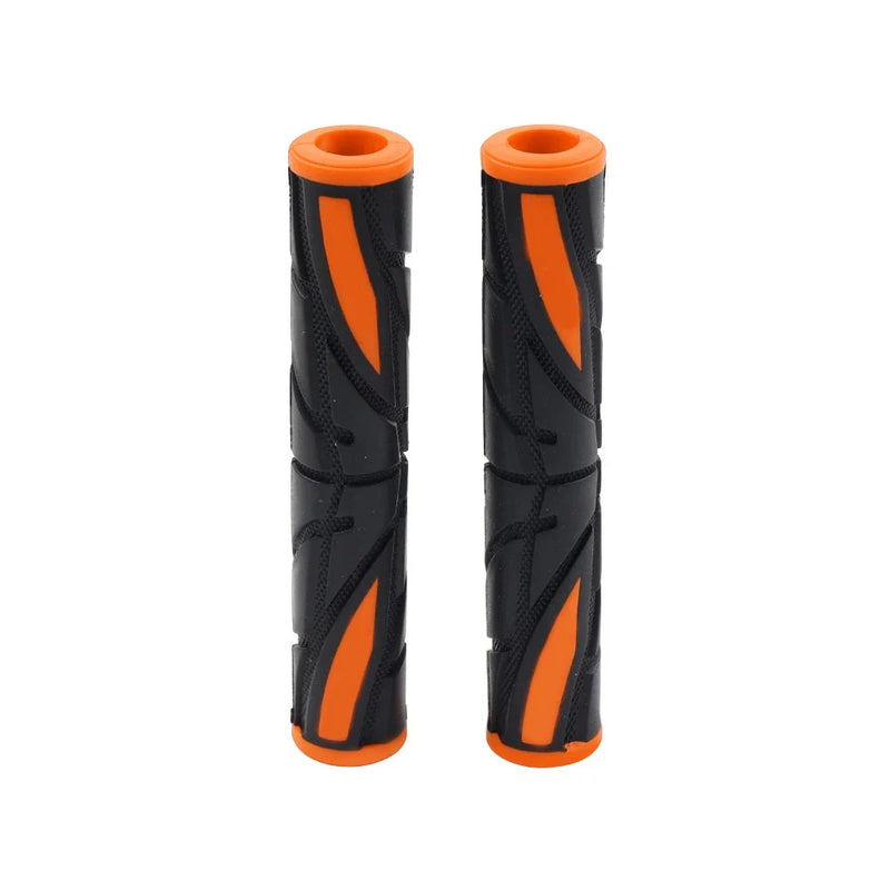Orange Universal Motor Brake Clutch Handlebar Grips Rubber Sleeve Cover