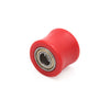 Motorcycle ATV Quad 10mm Chain Roller Pulley / Tensioner Wheel Guide Red /