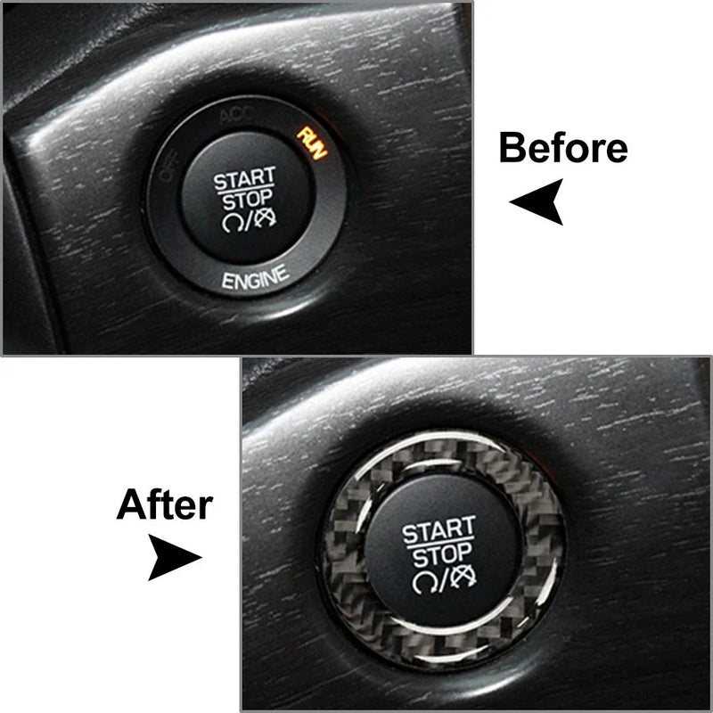 Jeep Grand Cherokee Engine Start Stop Button Ring Cover (2011-2021)