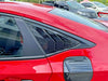 Honda Civic Sedan Carbon Fiber Rear Window Side Louver Covers (2022-2023)
