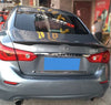 14-24 Infiniti Q50 Sedan Carbon Fiber Look Rear Trunk Spoiler