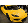 2 x Plastic Car Airflow Fender Side Vent Stickers
