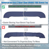 Square Tube Bimini Top Storage Boot with Light Hole 600D Polyester Waterproof