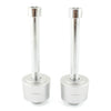 Ducati Hypermotard 821 Silver Handle Bar Risers (2013-2015)