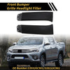 Toyota Tundra 2 x Pair Front Bumper Grille Headlight Filler (2007–2013)