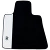 Rolls Royce Ghost Series II (2021-2024) White Leather AutoWin Floor Mats