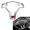 Mercedes A C E SLK CLA CLS GLA Class Steering Wheel Trim Cover Silver