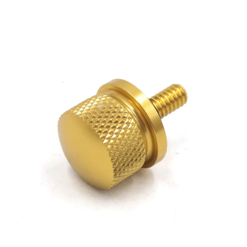 Harley Davidson Gold Tone Aluminium Alloy Seat Bolt Screw Cap Nut