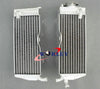 Honda CR250R CR250 Aluminum Radiator & Black Hose (1990-1991)