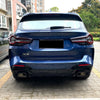 BMW X3 X3M Carbon Fiber Look Rear Side Spoiler Trim (2022-2024)