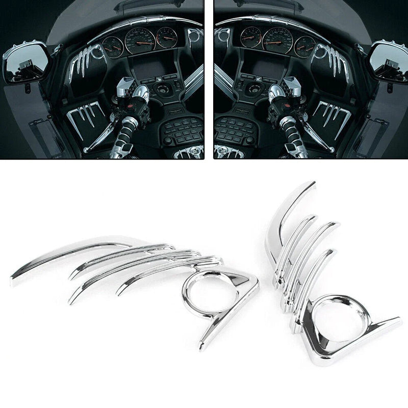 Honda GL1800 & F6B Chrome Front Speaker Trim (2006-2017)