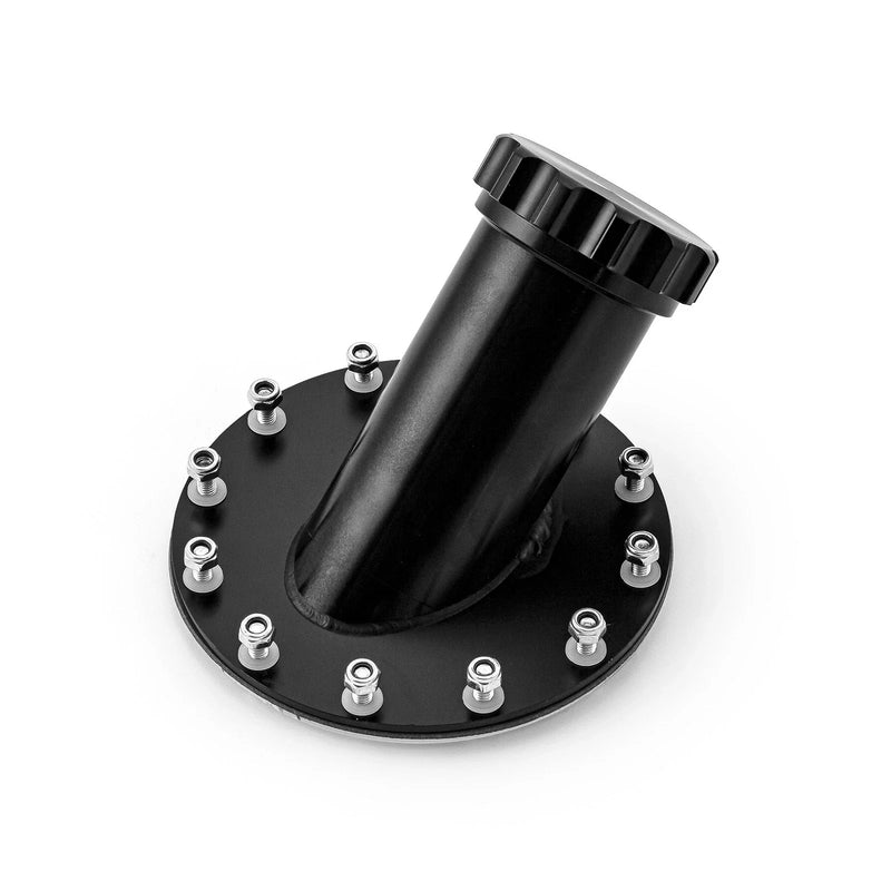 Car Model Billet 45 Degree Black Aluminum Fuel Cell Fast Filler Neck