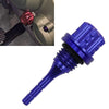 GY6 BWS 125CC Blue Engine Crankcase Oil Dipstick Plug Level Gauge