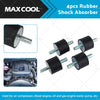 Car Bobbin 30x40mm 4 x M10 Rubber Shock Absorber Anti Vibration Isolator Mounts