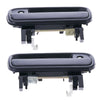 Toyota Hilux 4pc Textured Black Outer Door Handles (1988-1997)