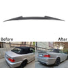 BMW M3 E46 2-Door 1999-2005 Real Carbon Fiber Rear Trunk Spoiler Wing