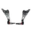 BMW S1000RR (2010-2018) Gray CNC Rear Passenger Footrest Pegs