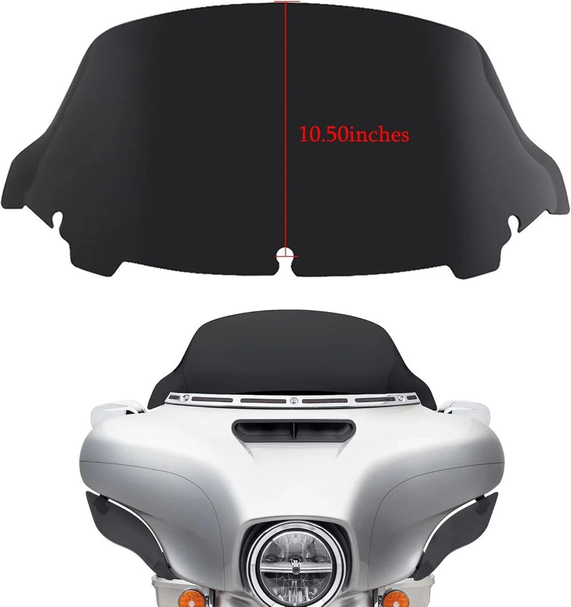 Harley Street Glide, Electra Glide 10.5" Windshield (2014-2022)