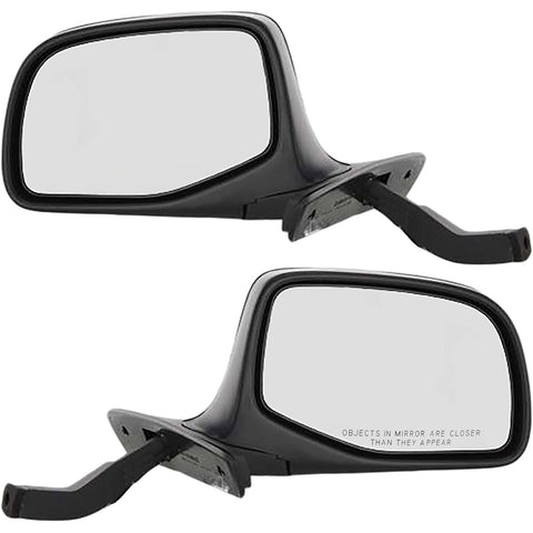 Manual Mirror Set Of 2 For 1992-1996 Ford F-150 Bronco