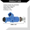 Honda Accord (2003-2007) 3.0L 6 x Blue Fuel Injectors