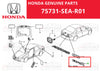 Accord CL7 CL9 JAPAN Rear Trunk Emblem Euro R