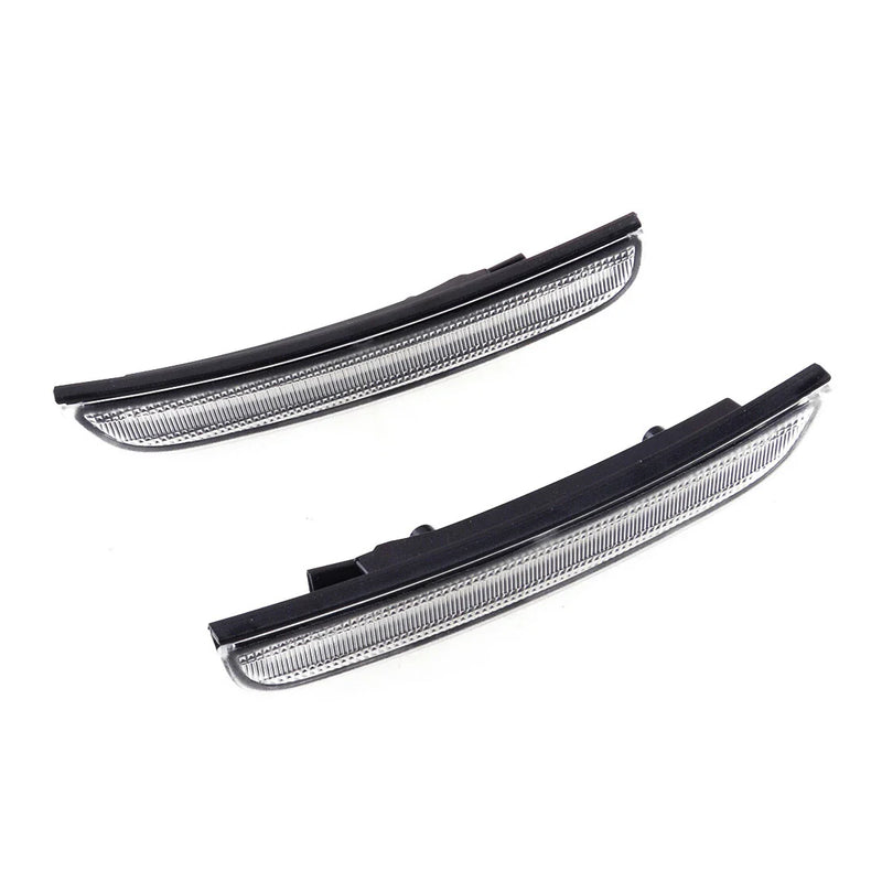 Dodge Charger Clear Lens Amber LED Front Bumper Side Marker Light (2015-2021)