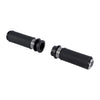 Harley V Rod VRSC VRSCR 1'' Black CNC Handlebar Grips (2002-2017)