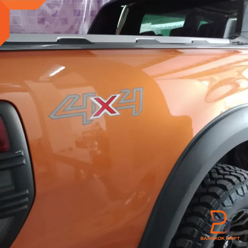 Ford Ranger PX T6 Silver 4x4 Side Cabin Rear Decal Sticker (2015-2018)