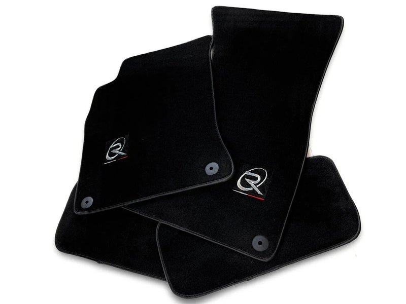 Audi Q8 (2019-2022) 2 x ROVBUT Premium Luxury Black Carpet Floor Mats