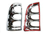Toyota Hilux MK6 Chrome Tail Light Covers (2005-2011)