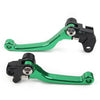 Suzuki RM125 RM250 RM85 CNC Green Pivot Brake Clutch Levers
