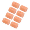 Car Wheel Stems 8pcs Orange Fluorescent Tire Valve Caps